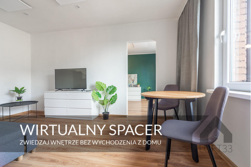 Mysłowice, Józefa Lompy, Wyposażone, dwupokojowe mieszkanie w centrum | 3D